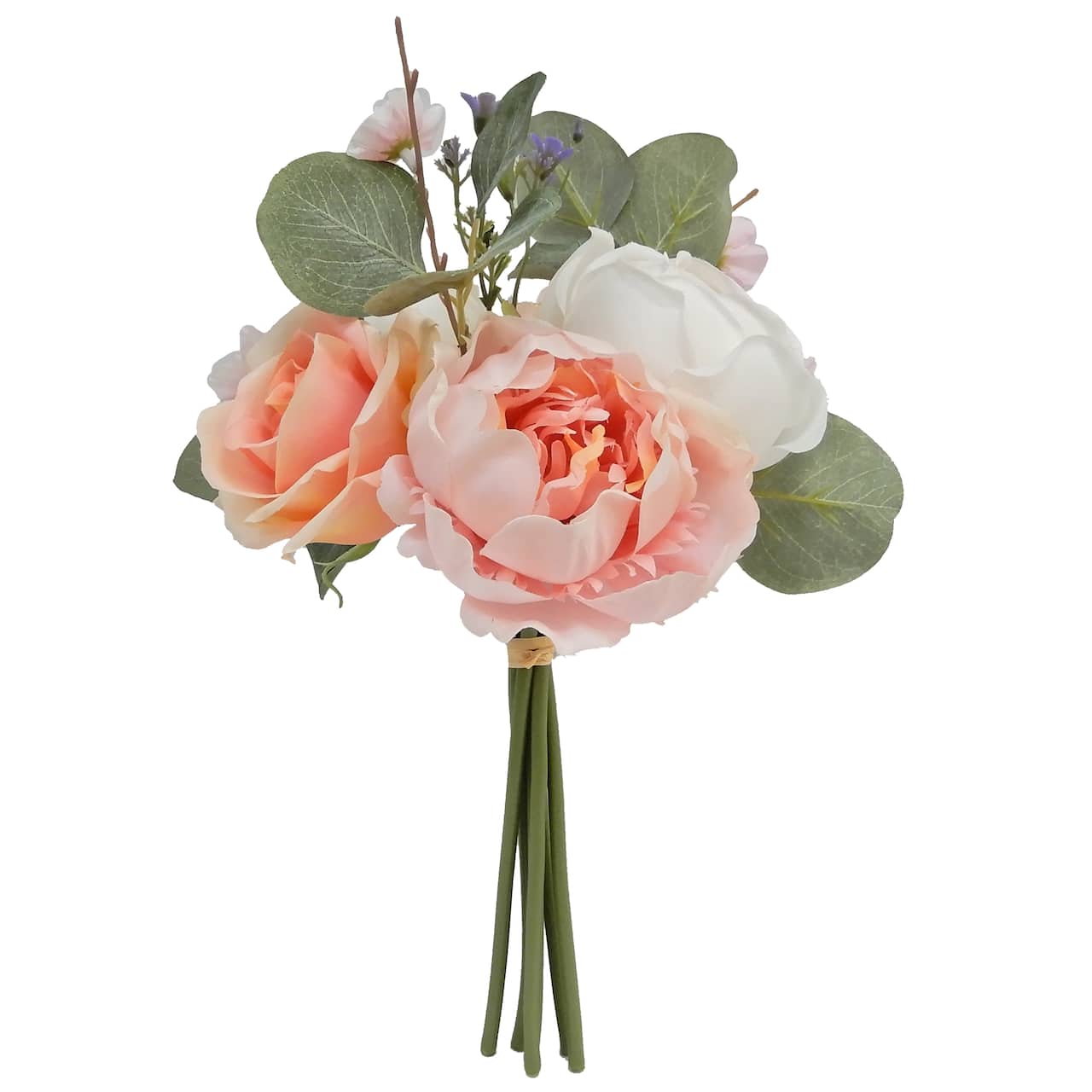 Bouquet de roses et de pivoines mixtes de 27,9 cm d’Ashland